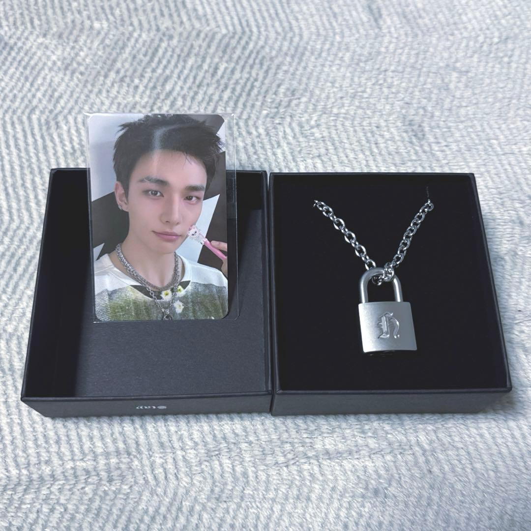 stray kids スキズ ヒョンジン メンプロ ネックレス 南京錠 - メルカリ