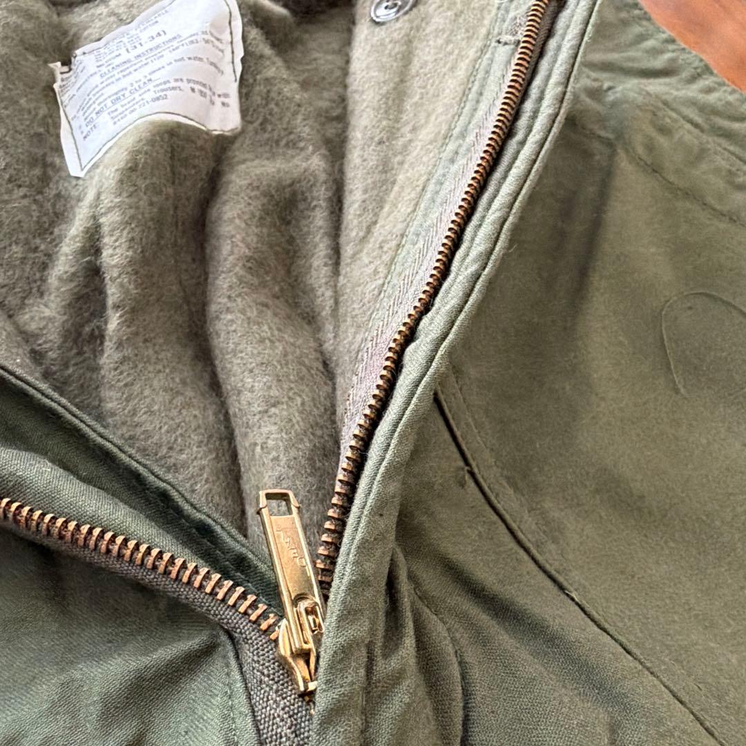 超貴重・新品】米軍放出品 81年製 防寒・デッキパンツ M - メルカリ