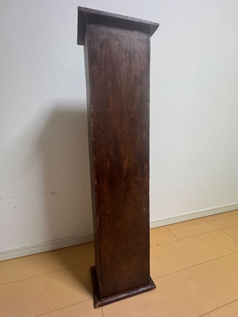 アジア アンティーク 木製DVDラック