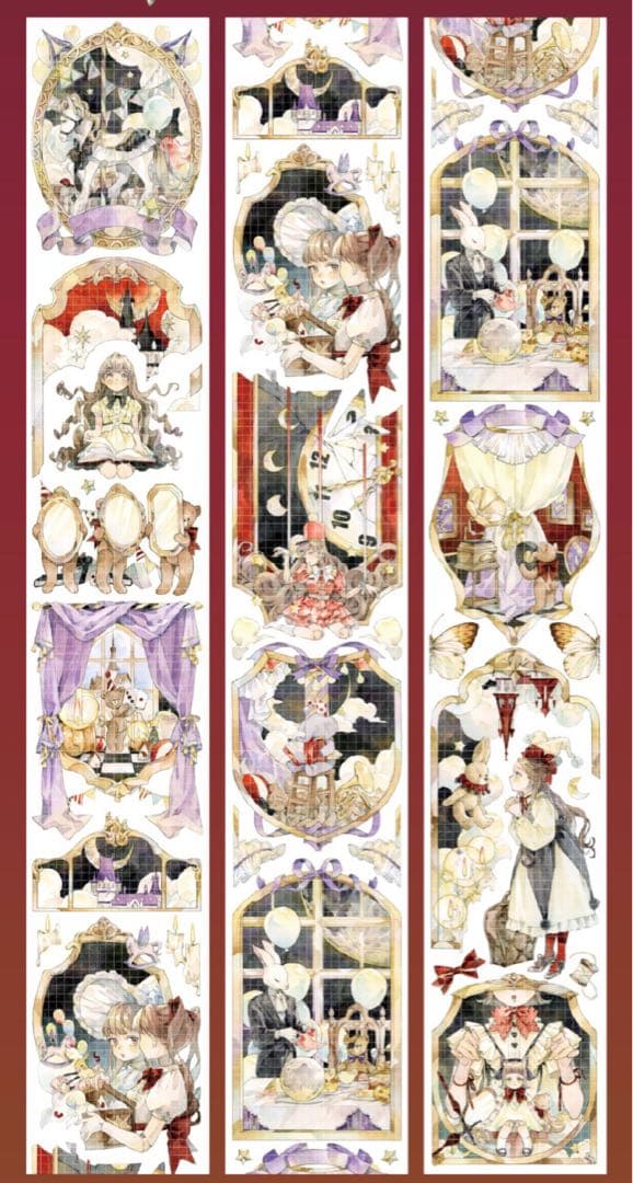 海外 shine wines 野葵 女の子 男の子 人物 マスキングテープ 6巻