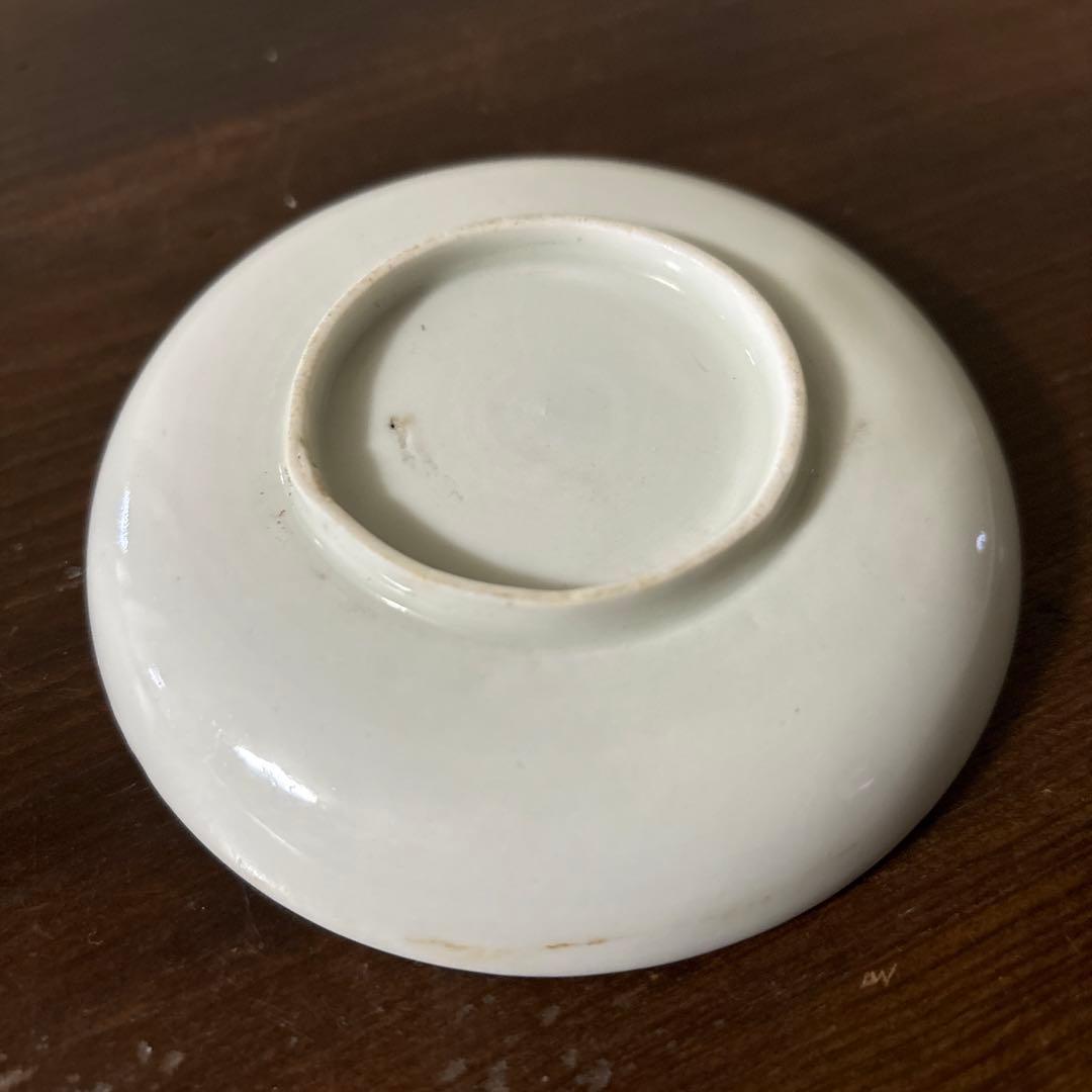 アンティーク 伊万里 うさぎ図染付小皿5点 幕末 明治 大正 検:白洲正子 李