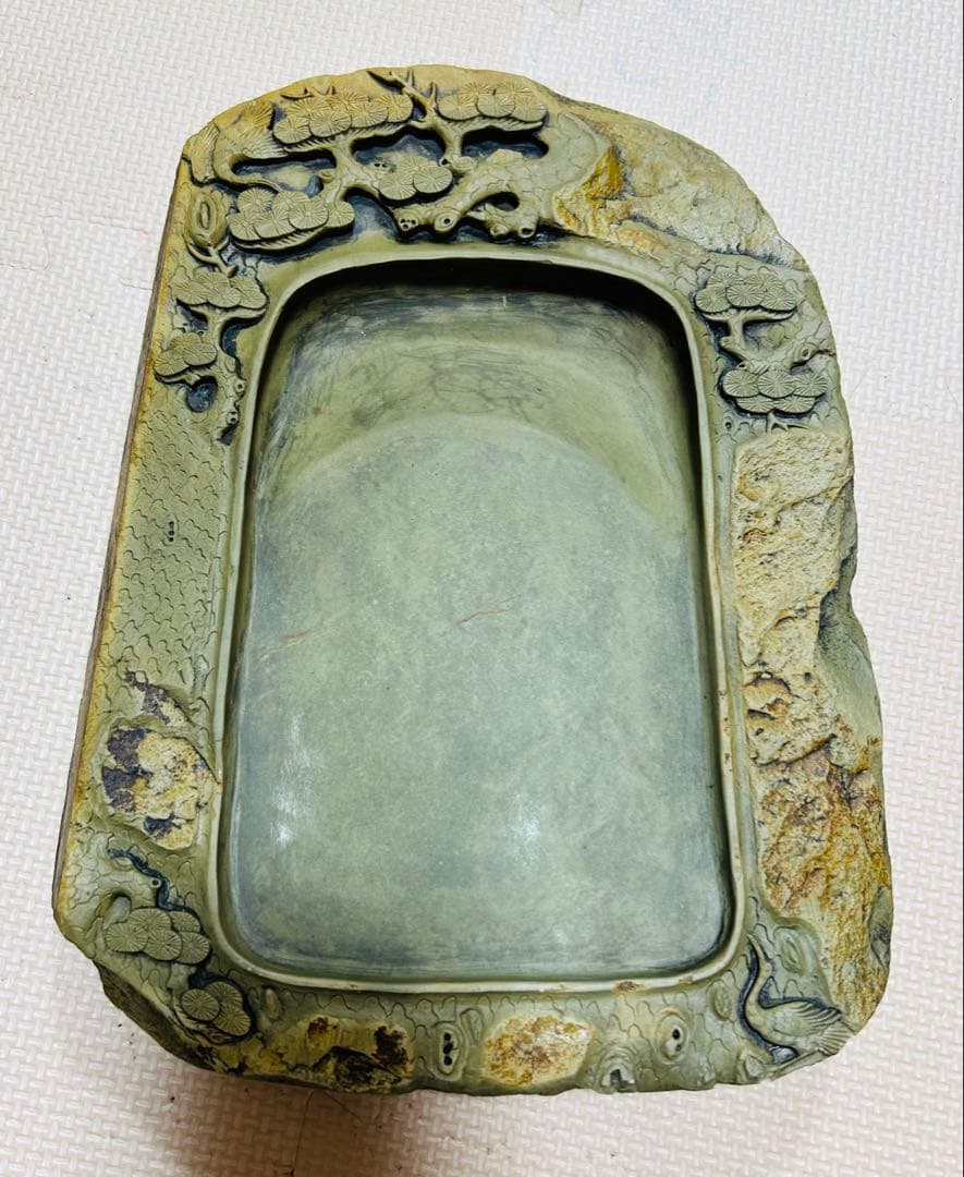 貴重珍品] 中国古美術文房具清時代端溪 硯書紫檀共箱