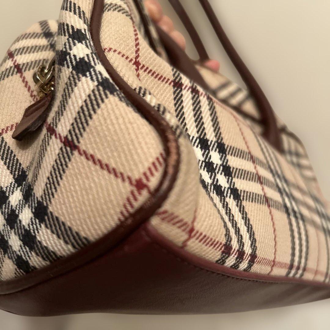BURBERRY チェック柄 ハンドバッグ 中型
