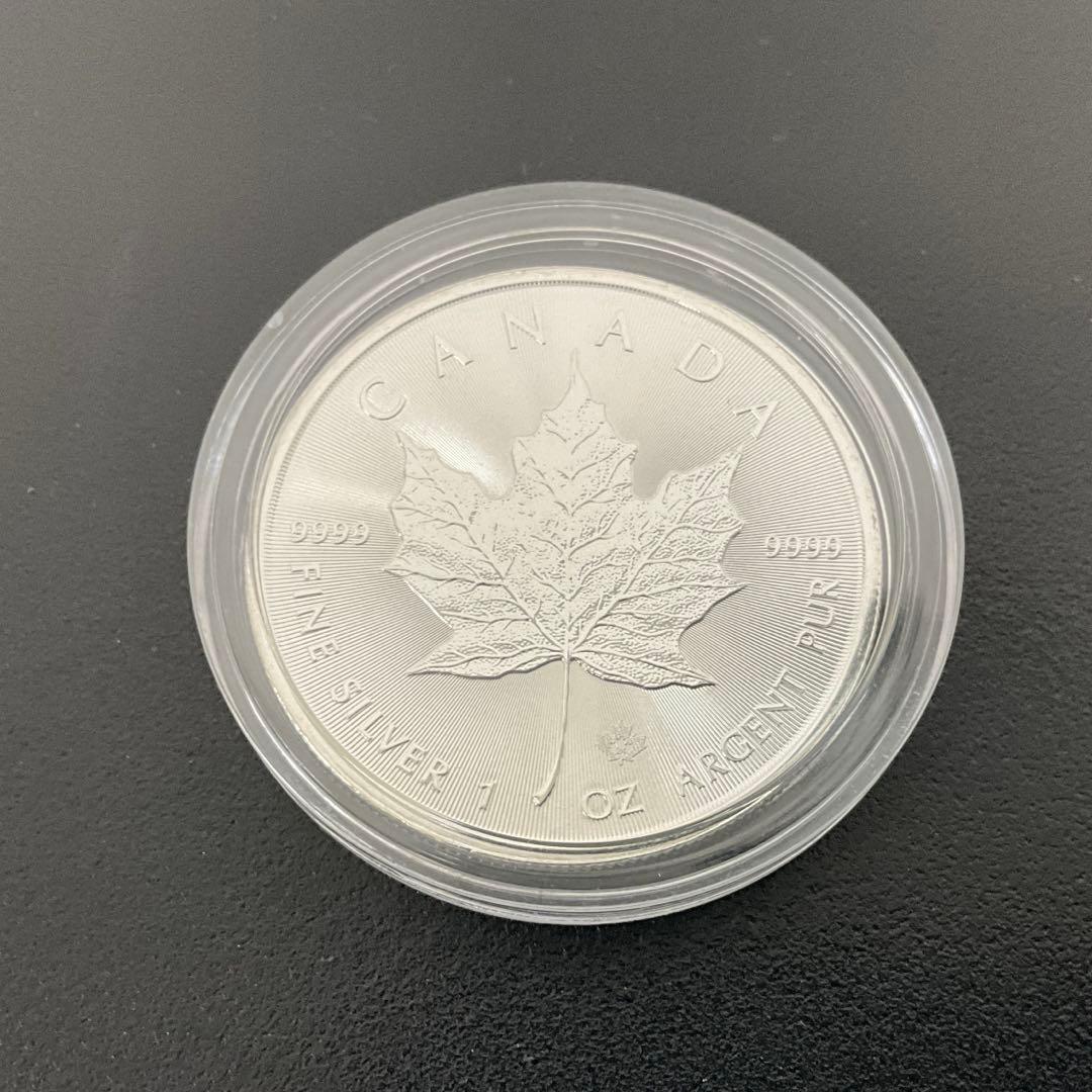 2024年 カナダ メイプルリーフ銀貨 1オンス 銀貨 20ドル （UHR）純銀