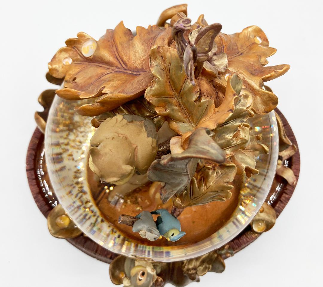 オルゴール付スノードーム バンビ Bambi Disney ディズニー 50周年