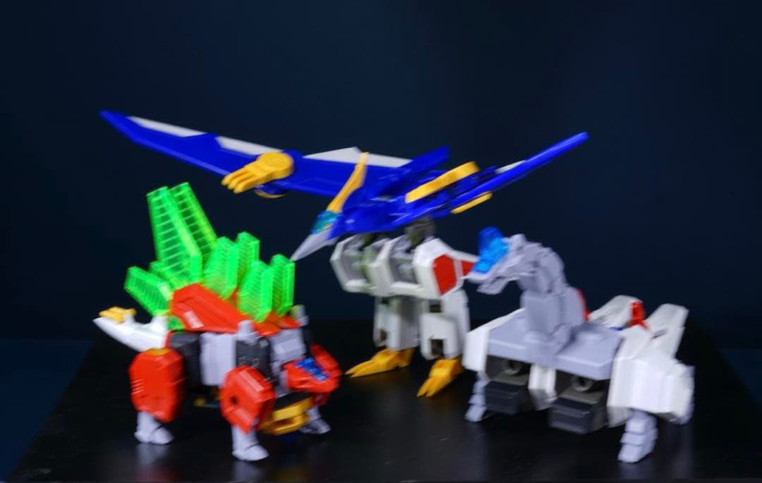 中古 HG 熱血最強ゴウザウラー キングゴウザウラー（シリーズ3点セット）