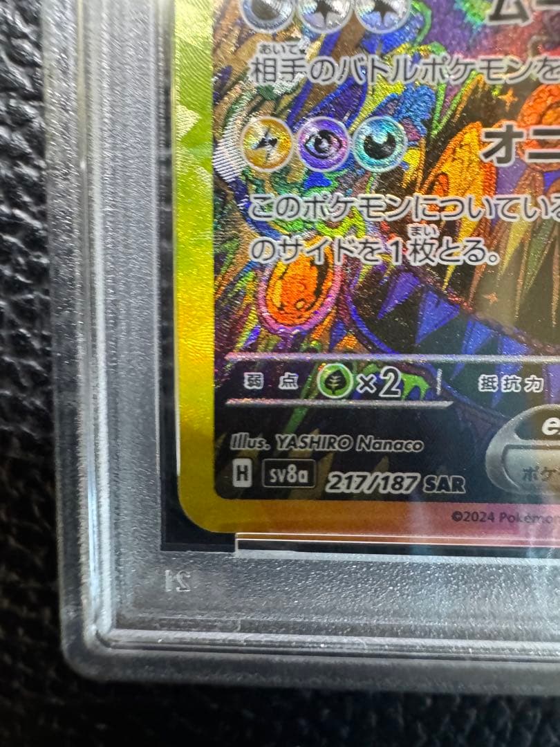 PSA10ブラッキーex SAR SV8a テラスタルフェスex 217/187