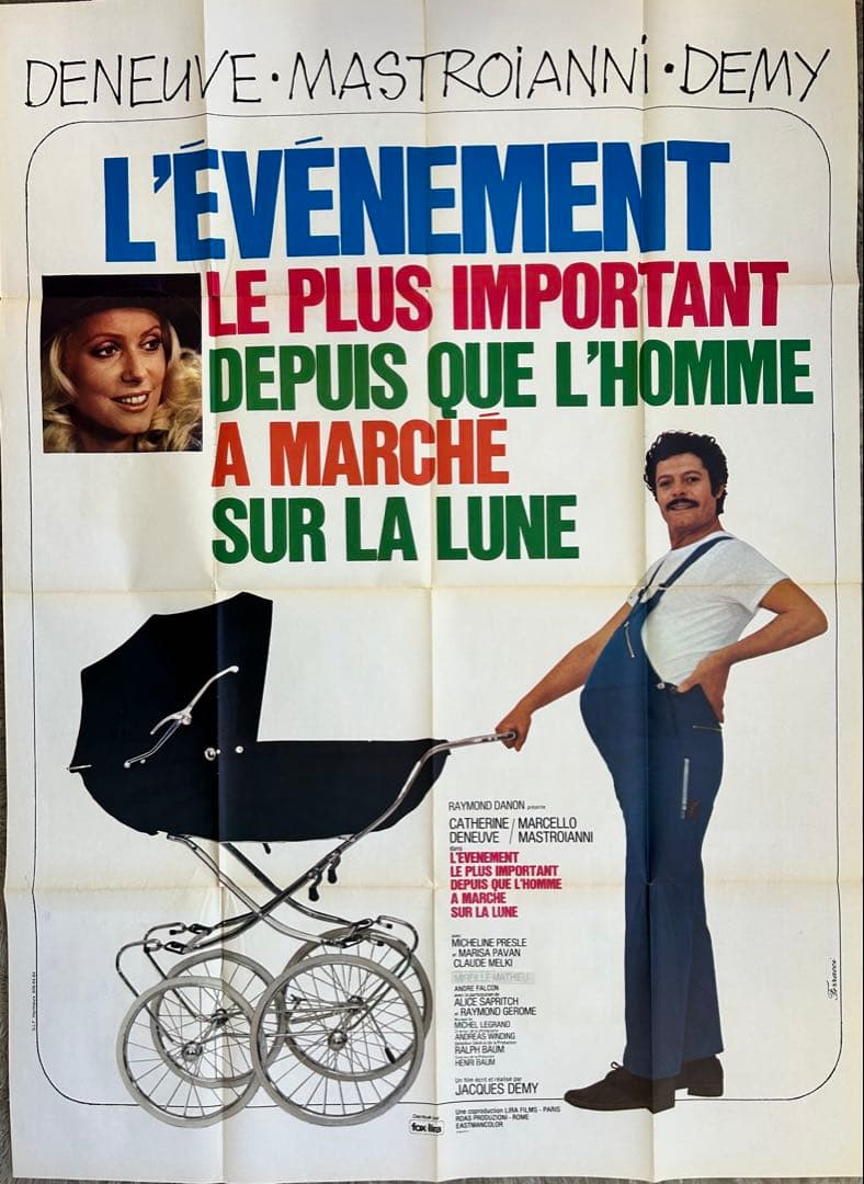 『モン・パリ』特大ポスター フランス ヴィンテージ映画ポスター