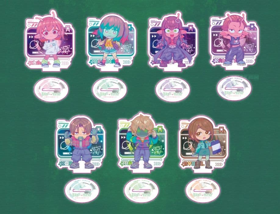 銀河特急 ミルキー☆サブウェイ　ORBcafe　アクリルスタンド　未開封　10点