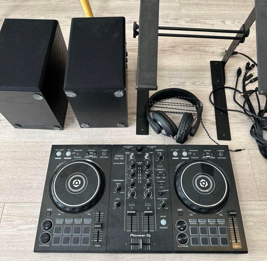 【美品】Pioneer DJ DDJ-400 セット売り セット数限定！rekordboxdjでDJはじめよう！】DDJ-400 初心者DJ限定