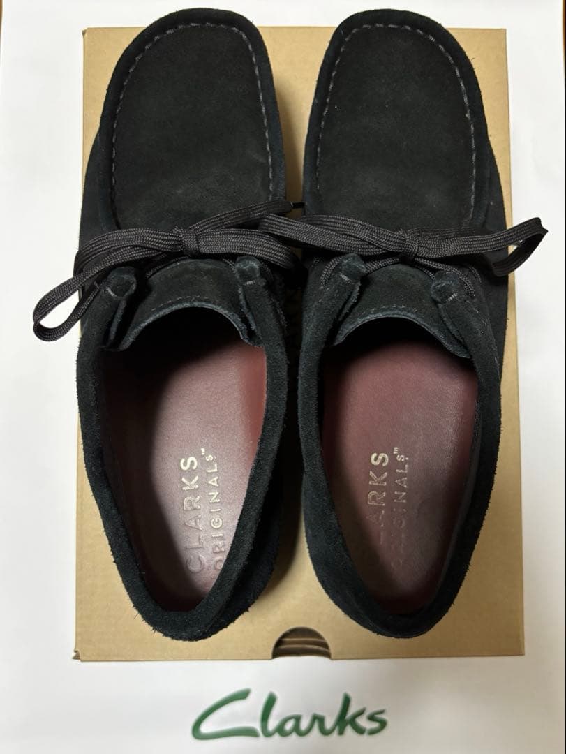 Clarks ワラビー　GORE-TEX 黒