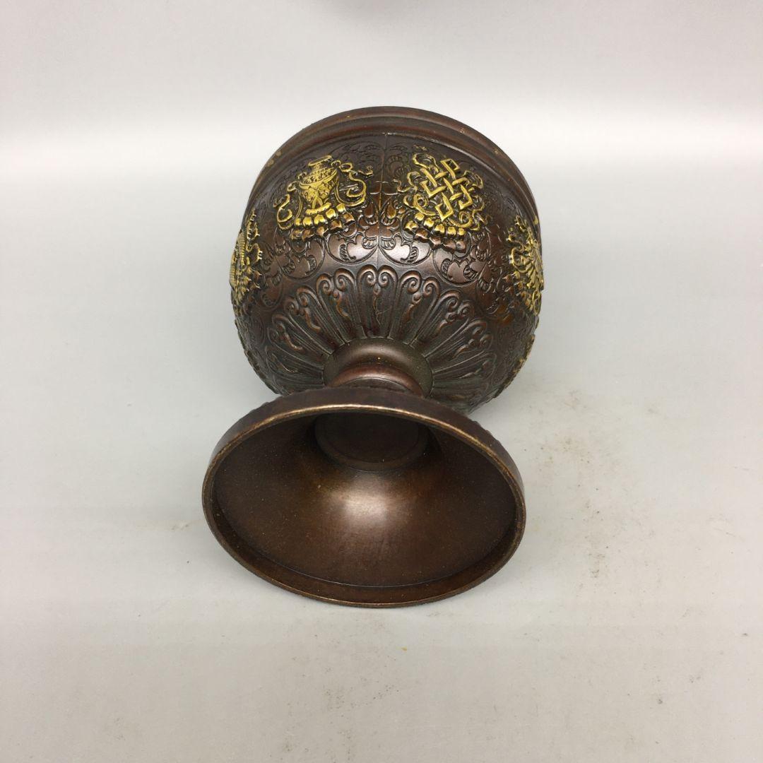 銅器 香薫炉 八宝吉祥香炉 供養薫香炉 香道具 装飾品 工芸