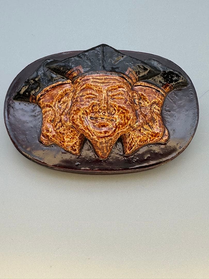 茶道具　香合　村瀬玄之　張貫　 福の神香合