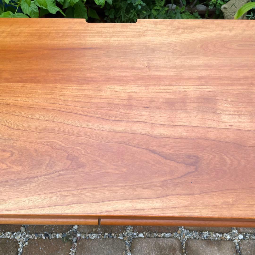 Dinos Blossomブロッサムチェリー天然木北欧風デスク 幅120cm