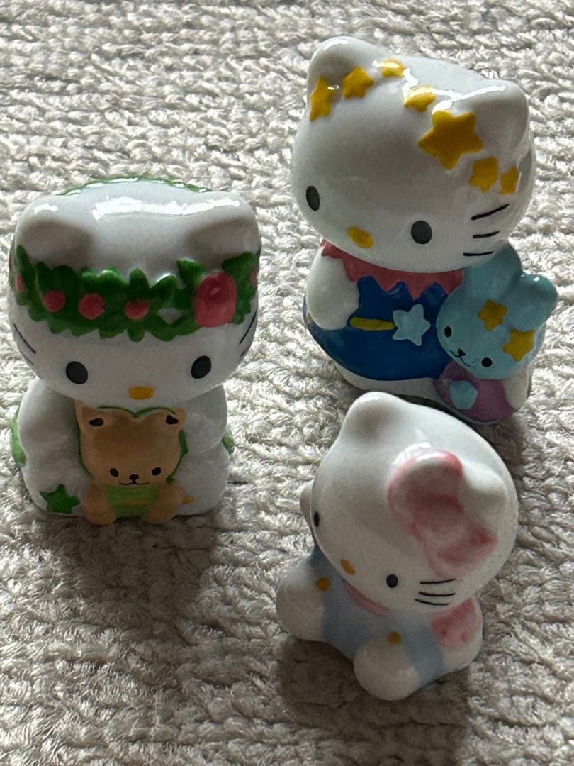 サンリオ ハローキティ ドールコレクション レア 陶器 3体セット