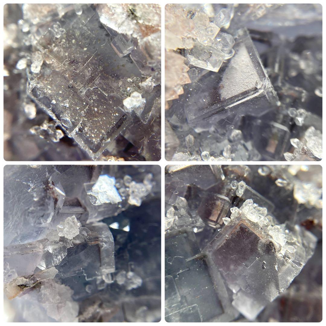 フローライト クォーツ 蛍石 水晶 鉱物標本 原石 天然石 ストーン インクル