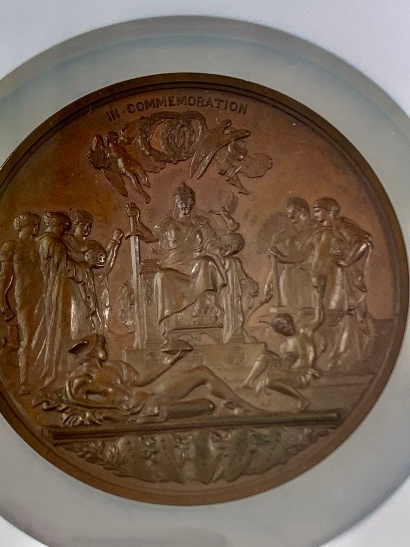ビクトリア女王 ゴールデンジュビリー 特大メダル 1887年