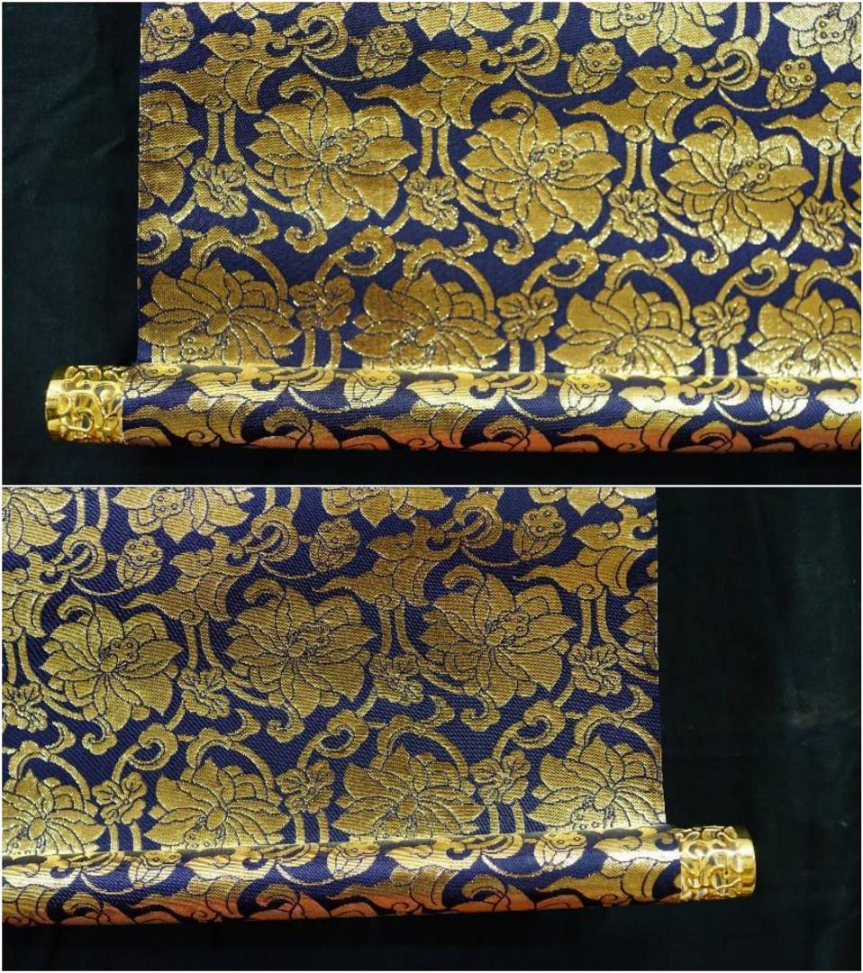 掛軸 仏画『西国三十三ヶ所御朱印』絹本 肉筆 掛け軸 Y01281-1