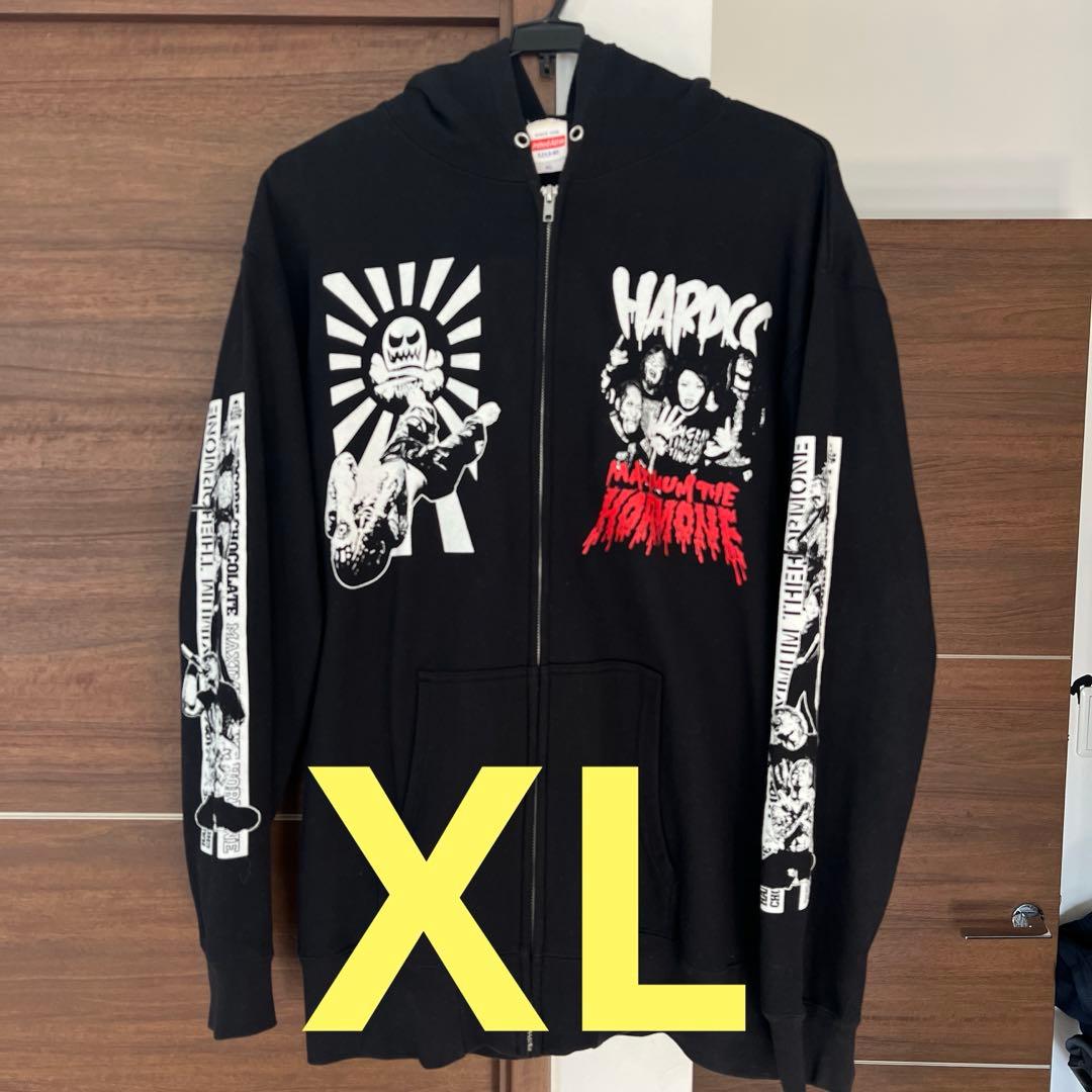 パーカー断捨離祭り開催中 マキシマムザホルモン XL ヘドバン大虐殺