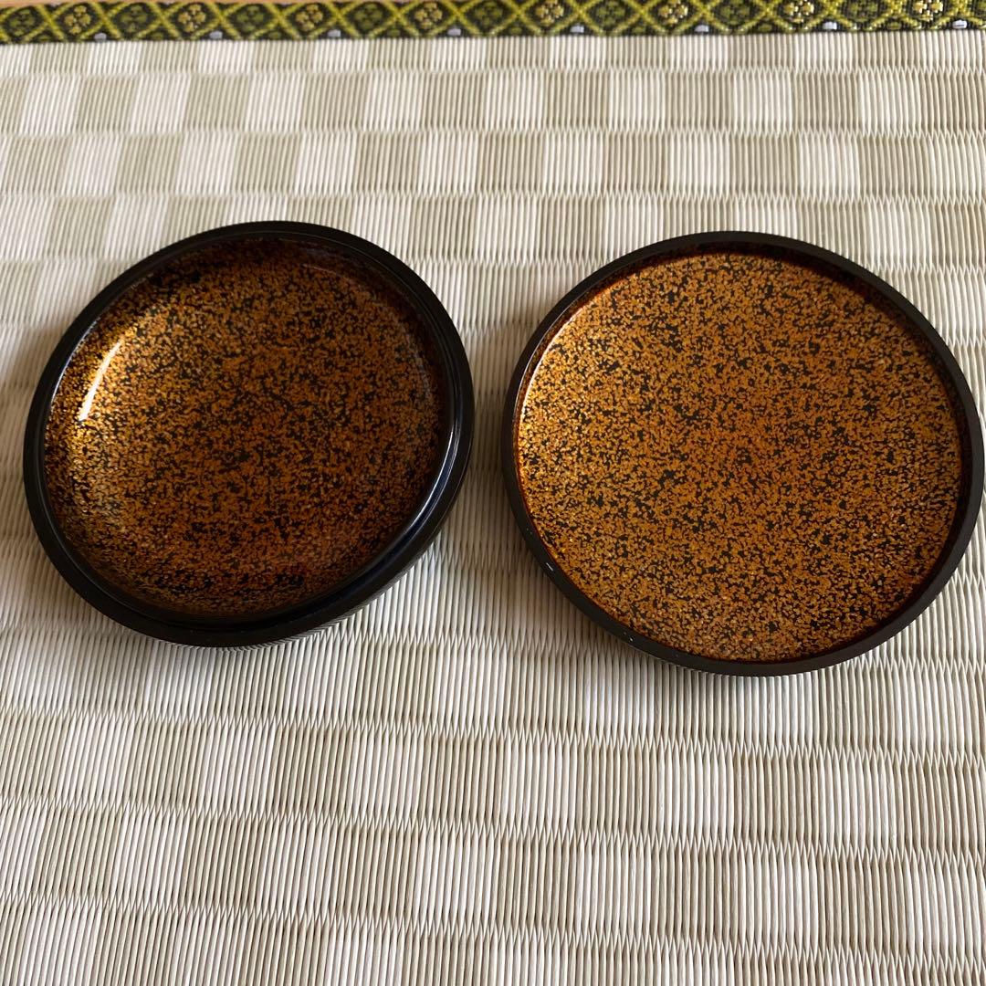 輪島塗 鈴谷鐵五郎 香合 螺鈿細工 内梨地 螺鈿細工 かわいい