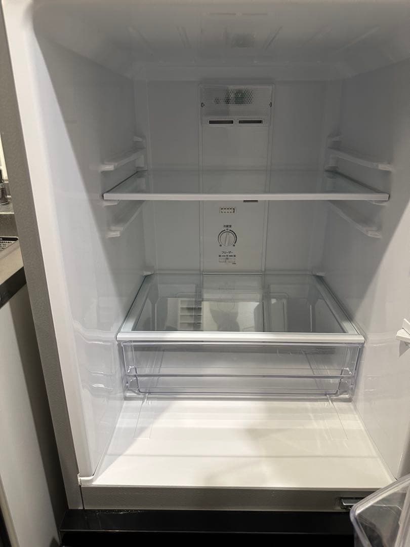 AQUA 2ドア冷蔵庫 シルバー　1人暮らしおすすめ　126L