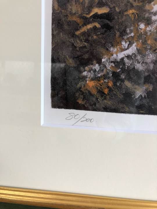 絵画 武田茂 北フランス 村への道