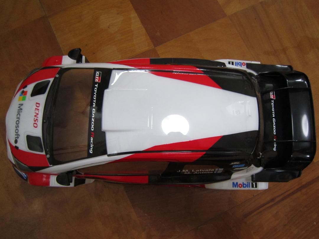 新品 1/10 タミヤ WRC ヤリス ボディ レース用 タイヤホイール8本付属