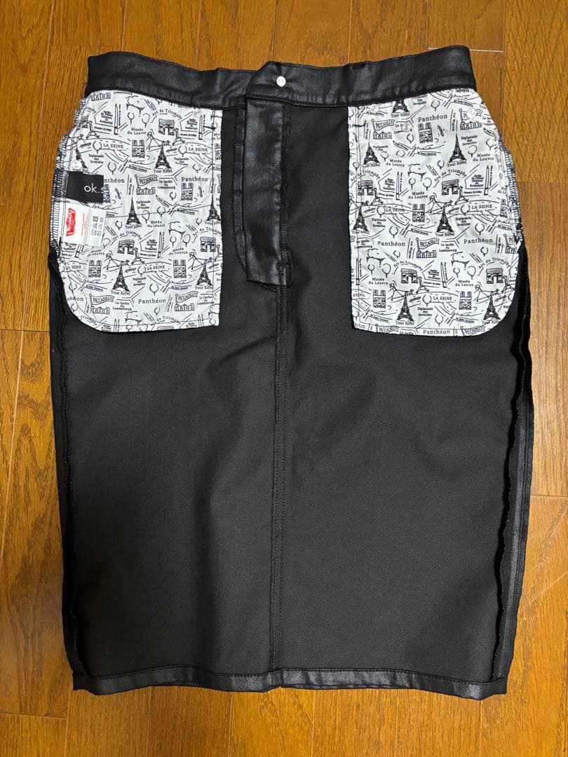 スカート ok.soon COATING DENIM MIDDLE SKIRT 3