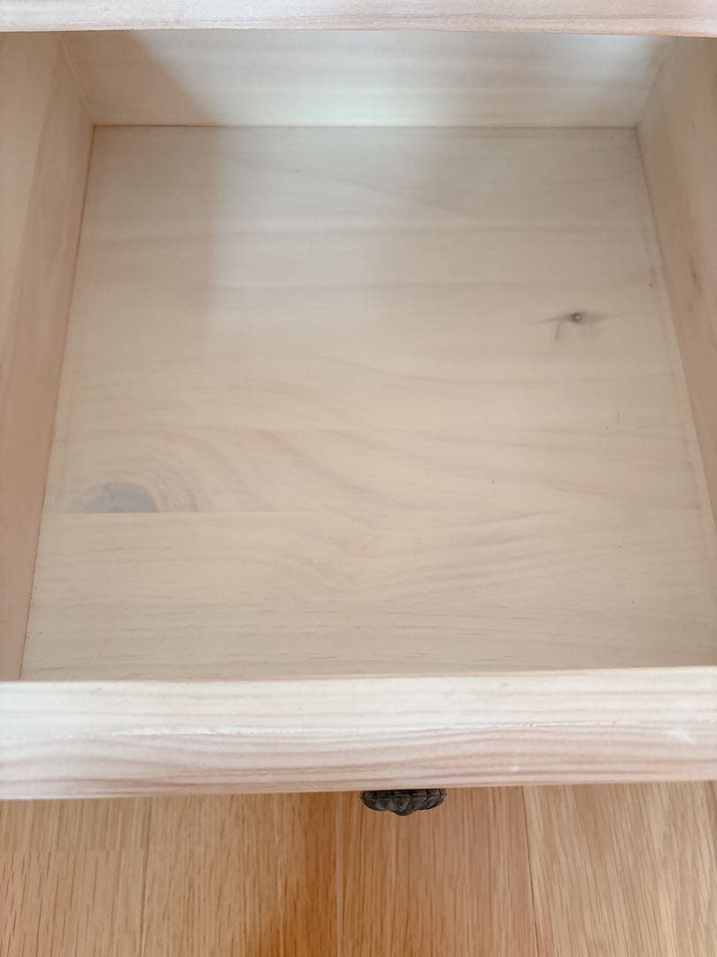 木製テレビ台 引き出し4つ ガラス扉付き フレンチカントリー風 150センチ