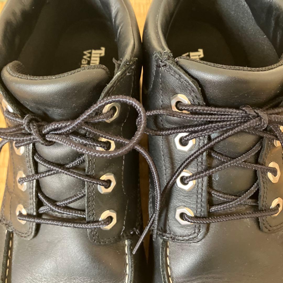 メンズTimberland 防水 ブラック デッキシューズ