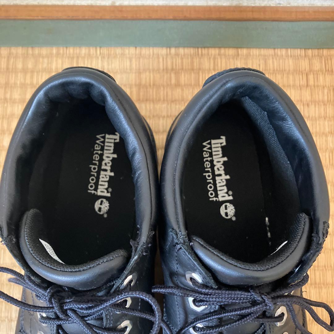 メンズTimberland 防水 ブラック デッキシューズ