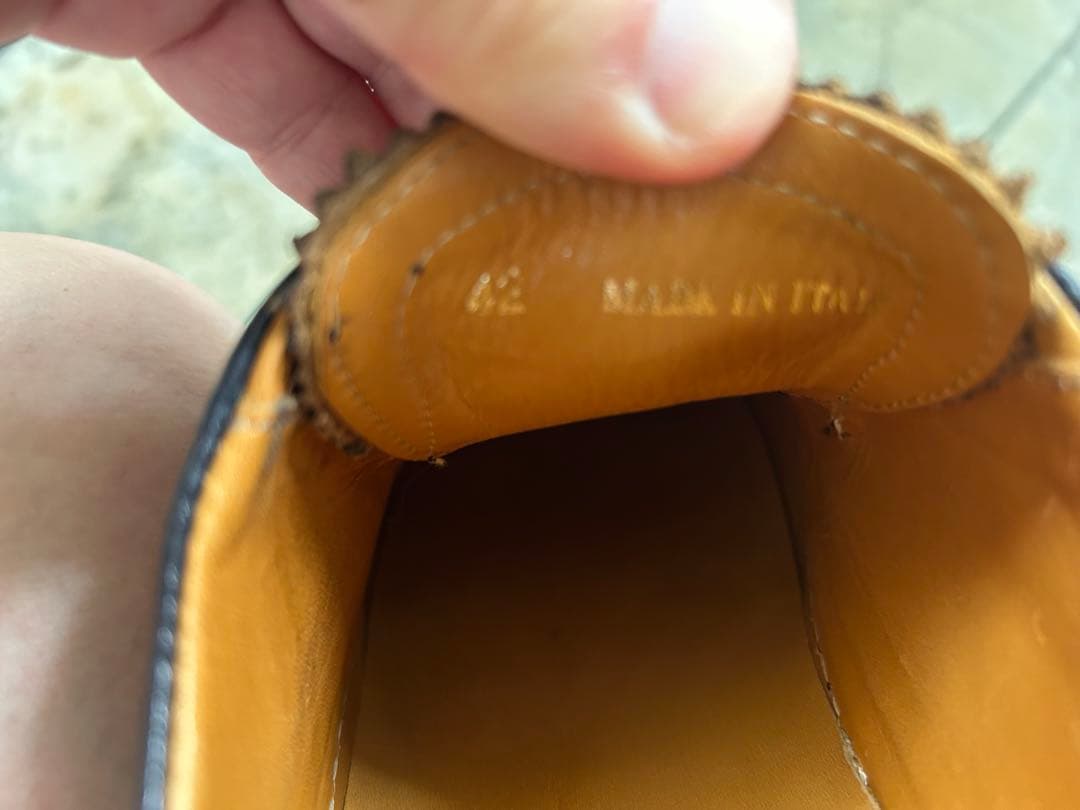 パントフォラドーロ　ウィングチップ　ブラック Pantofola d'Oro