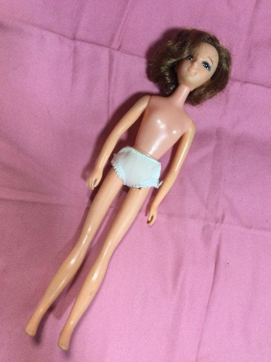 旧タカラ 初代リカちゃんママ 織江さん アナ雪風ドレス 昭和レトロ