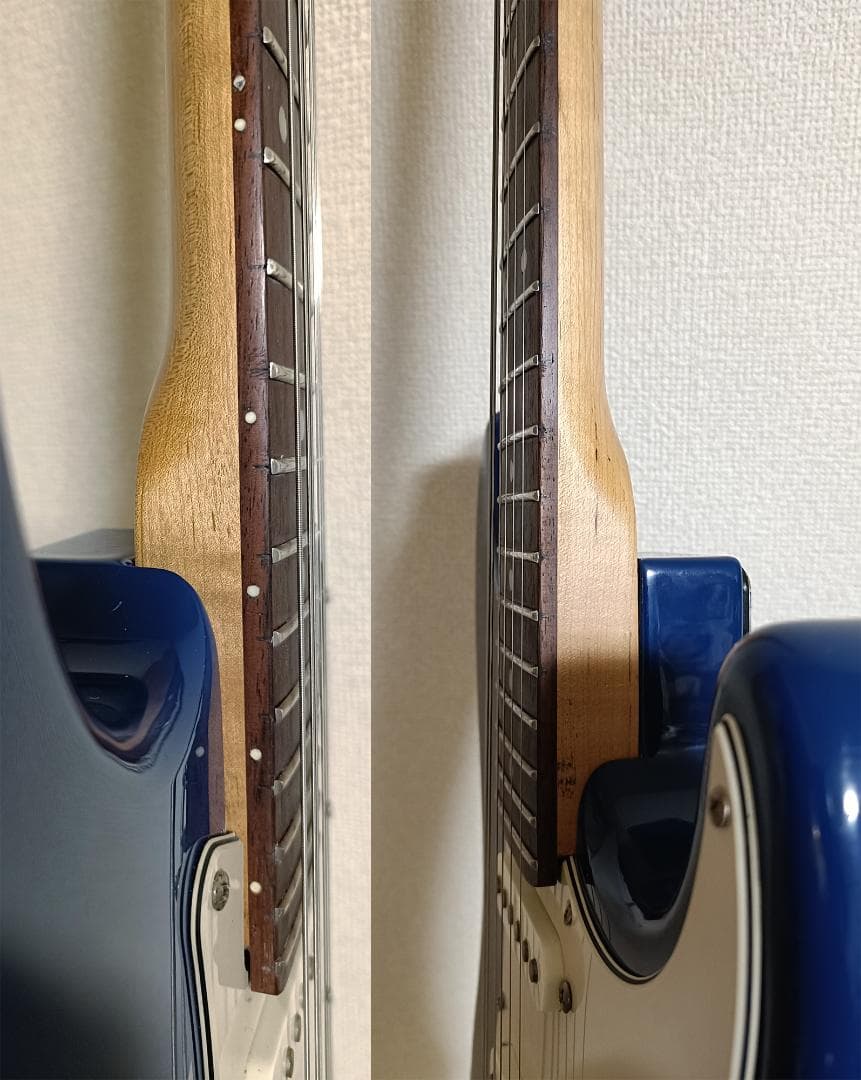 送料無料】ストラトタイプ（ブルー）ペグ新品