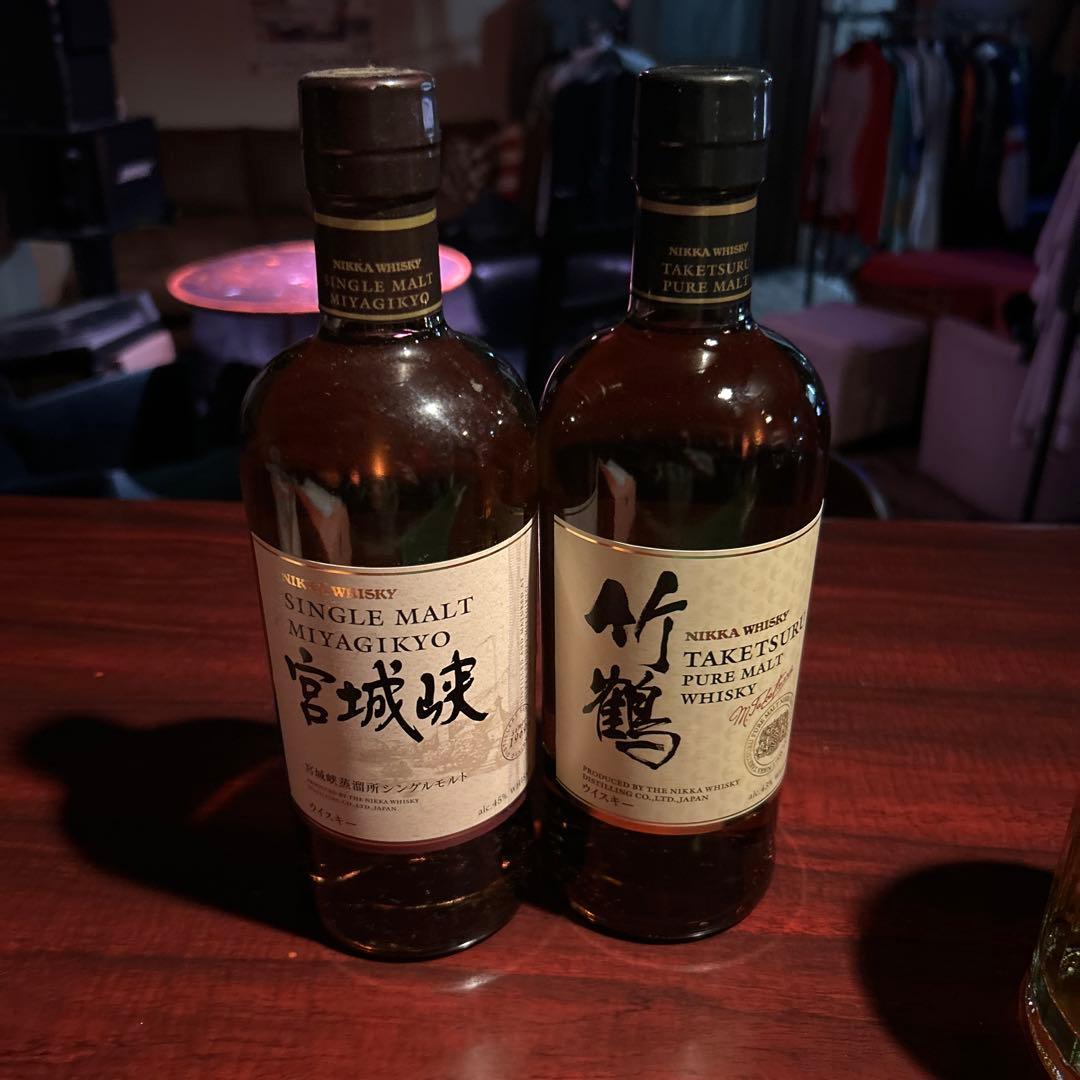 ニッカウイスキー シングルモルト宮城峡 & ピュアモルト竹鶴