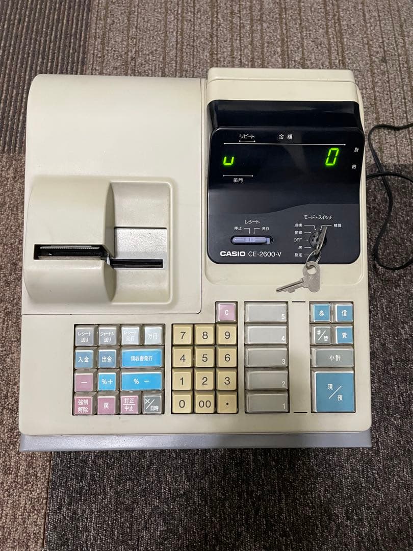 CASIO CE-2600-V レジスター
