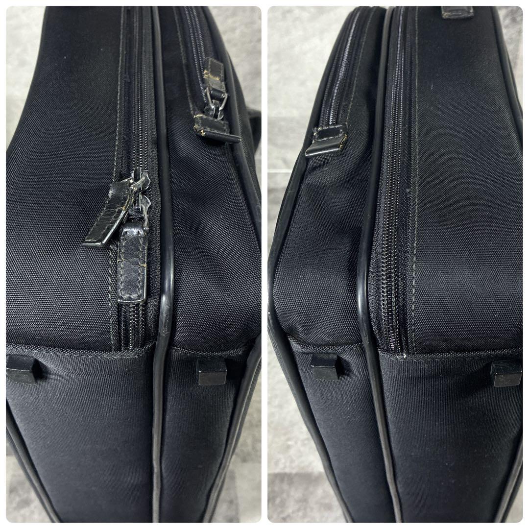 【訳あり】GUCCI グッチ ビジネスバッグ パソコンバッグ ナイロン ブラック