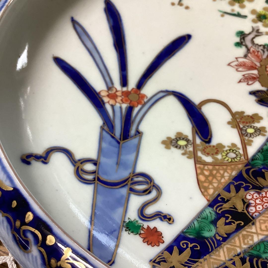 k20 古い伊万里焼 鉢2入り 木箱付き