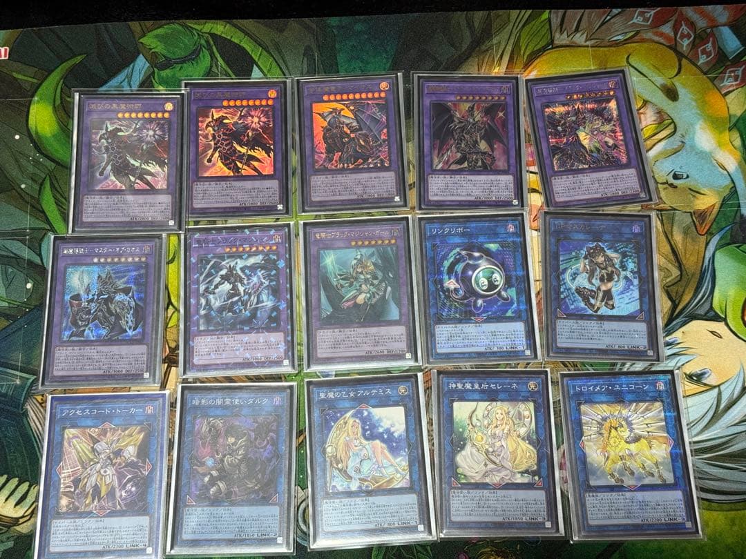 遊戯王OCG 構築済み　黒魔道　白き森　エルフェンノーツ