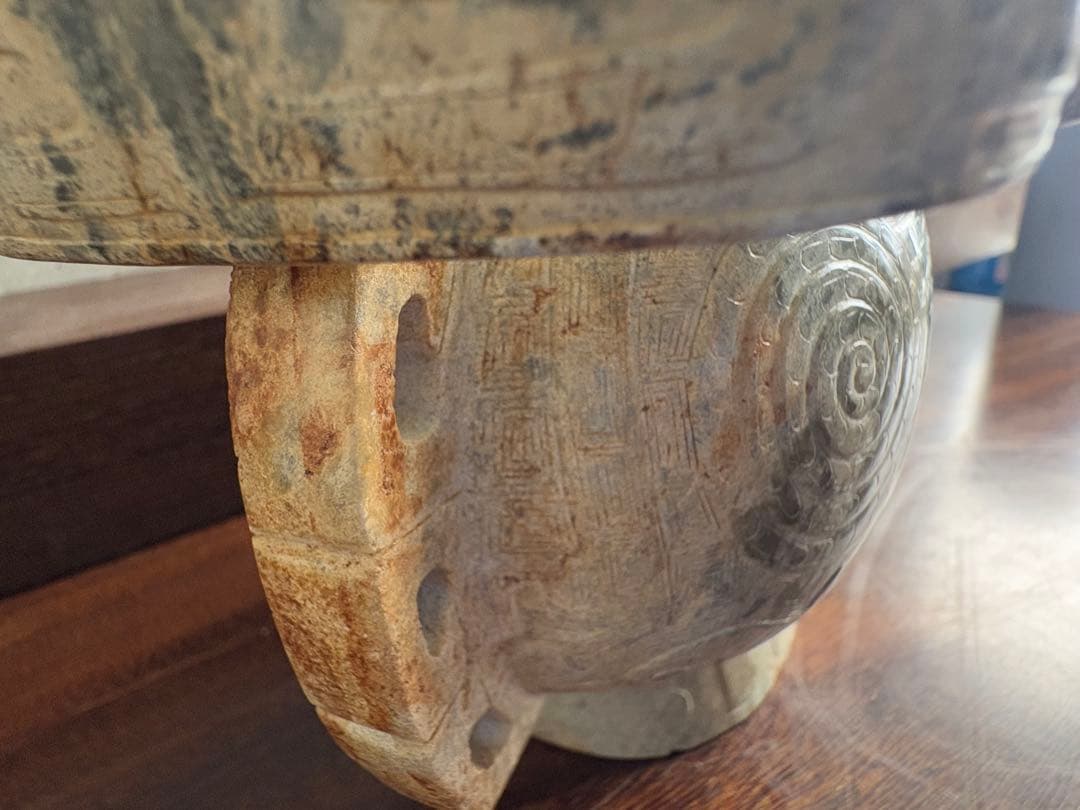 石？玉？の中国的な置物 中国美術 19cm 2.3 kg