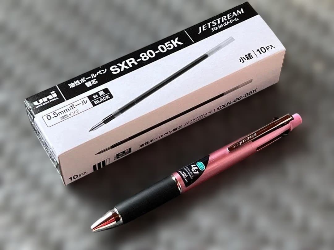 ジェットストリーム0.5mm ライトピンク＆替え芯10本 高市早苗首相