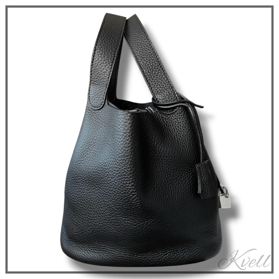 【新品】 本革 レザー バケツ キューブ ハンド 鍵 PM MM 即納 牛革