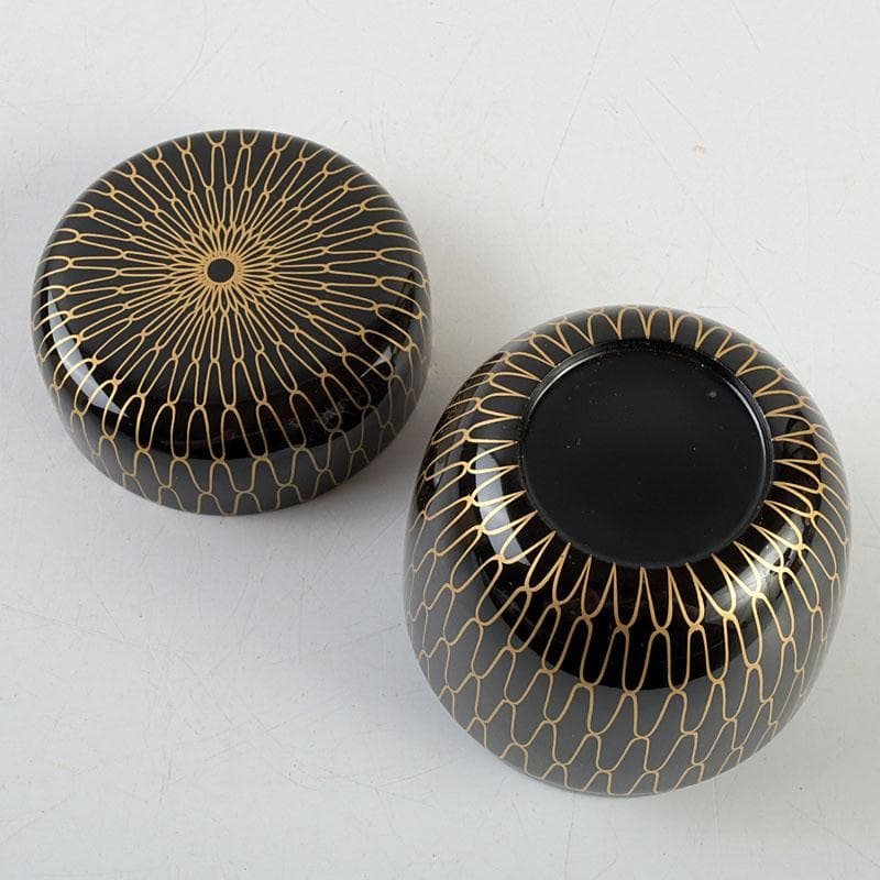 茶道具 蒔絵師 中川秀甫作 網目蒔絵 中棗 共箱 V 9347 - メルカリ