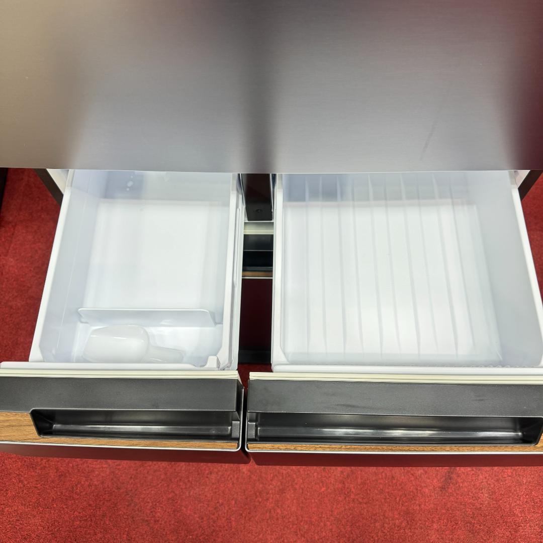 都内23区配送無料　美品シャープ6ドア冷蔵庫457L　2021年製　製氷有