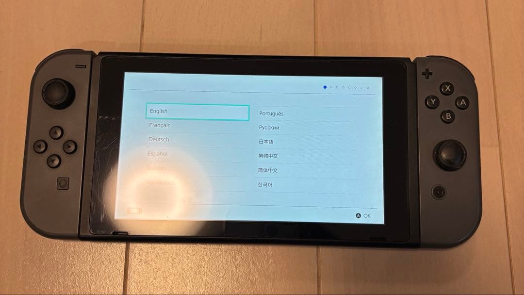 Nintendo Switch 本体 グレー 外箱付き