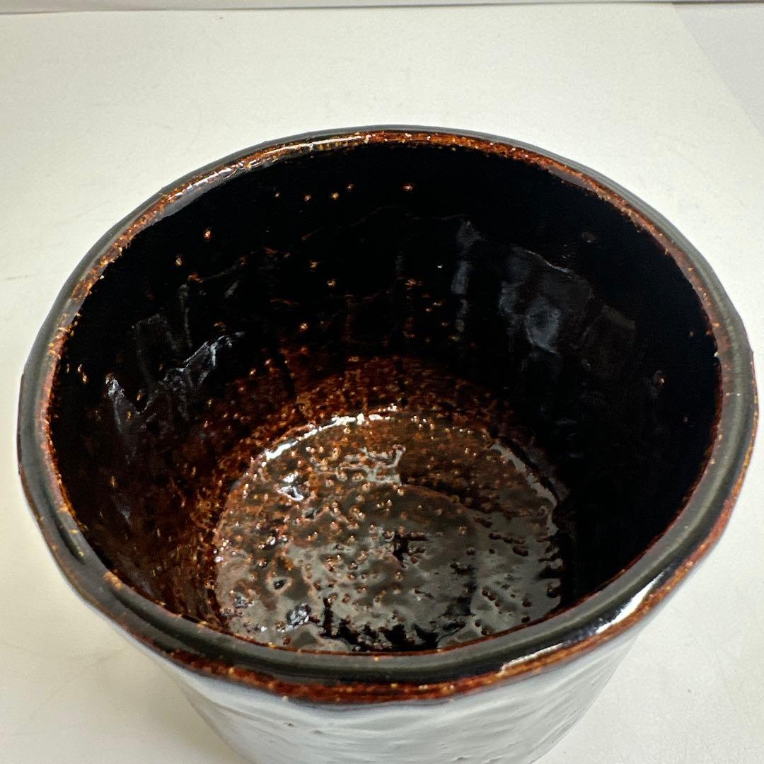 ☆茶3 犬山焼 尾関作十郎 黒茶碗 口径10.2㎝ 共箱 東K7-1117① - メルカリ