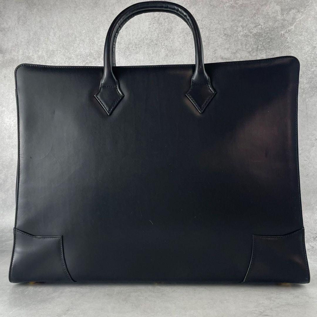 Vivian Westwood　ブラック　レザー　ビジネスバッグ　オーブ