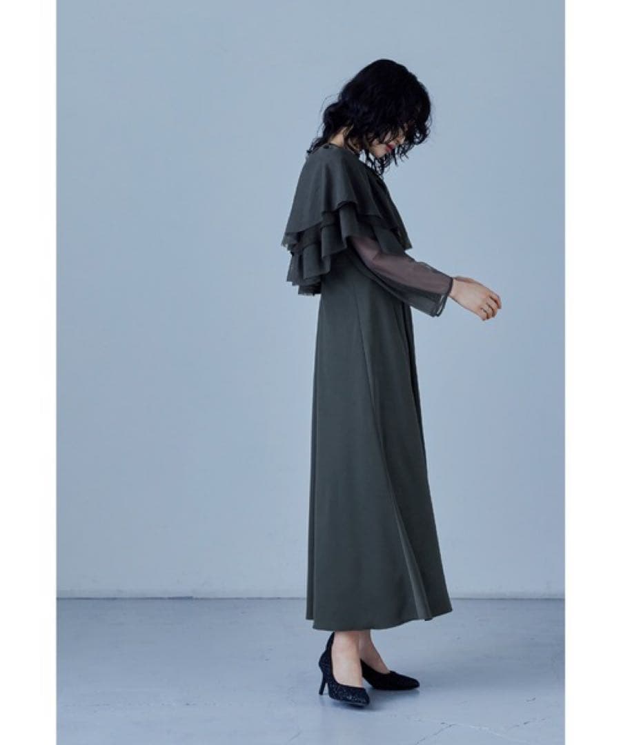 ＊美品＊niana 3pieceマルチフリルドレス