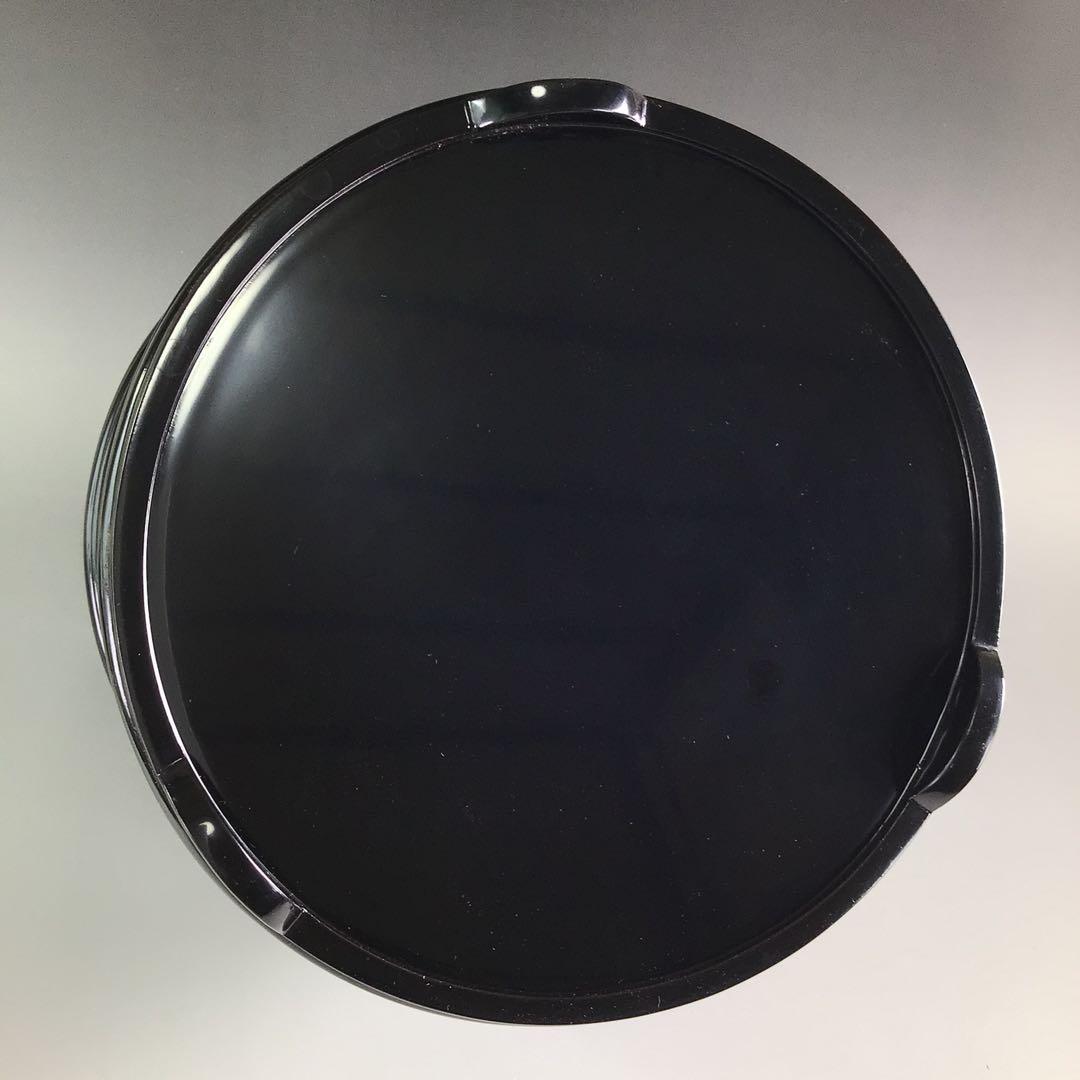 Ｐ８５９　水指　『輪島塗』『根引松蒔絵』『手桶水指』　共箱　茶道具