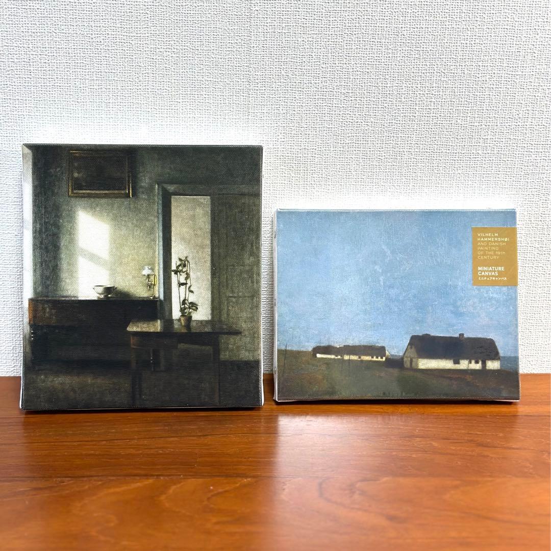 ハマスホイとデンマーク絵画展 ミニチュアキャンバス - メルカリ